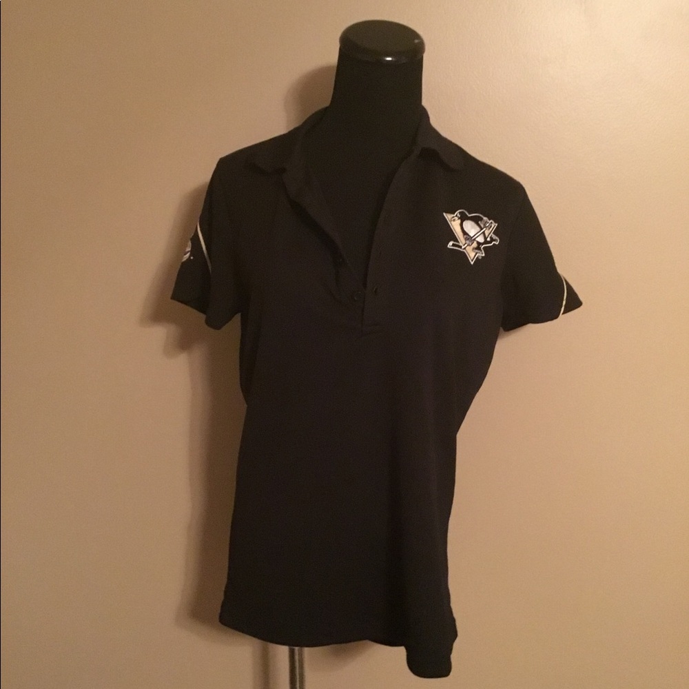 Pittsburgh Penguins Black Polo